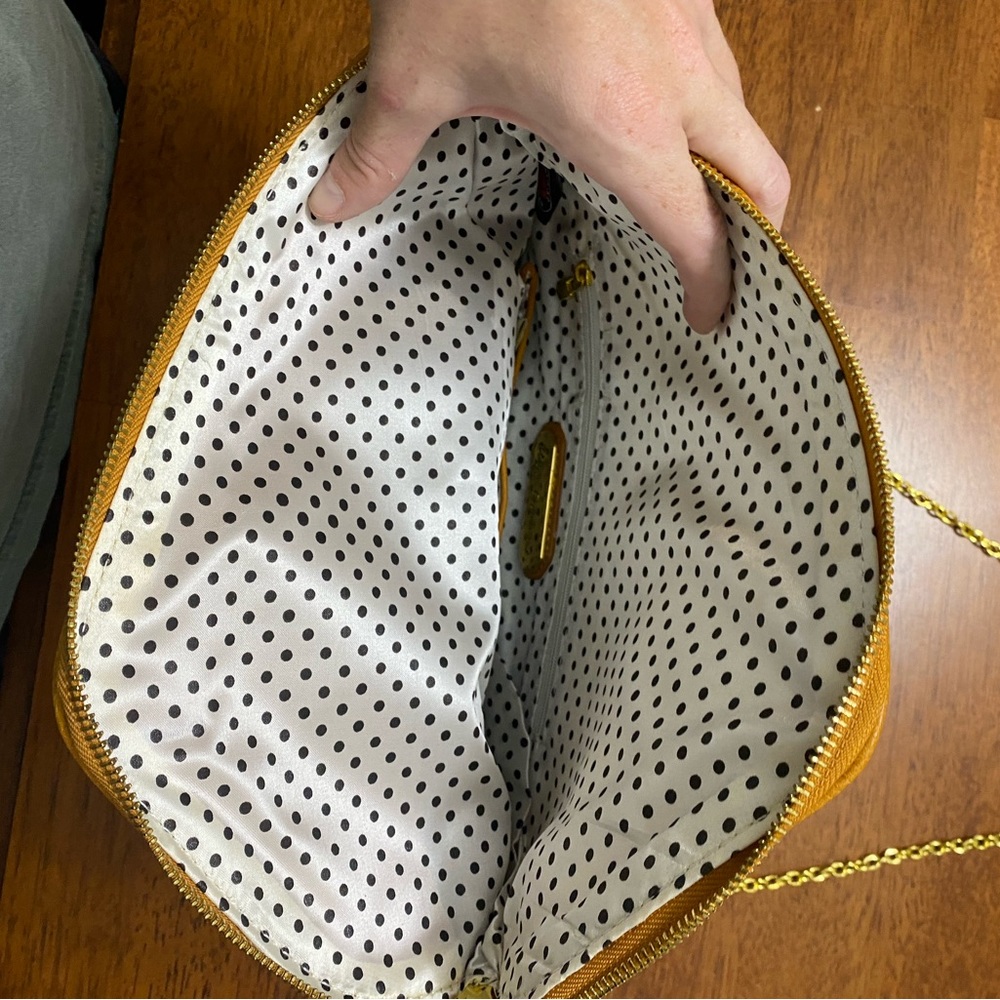 Golden yellow purse